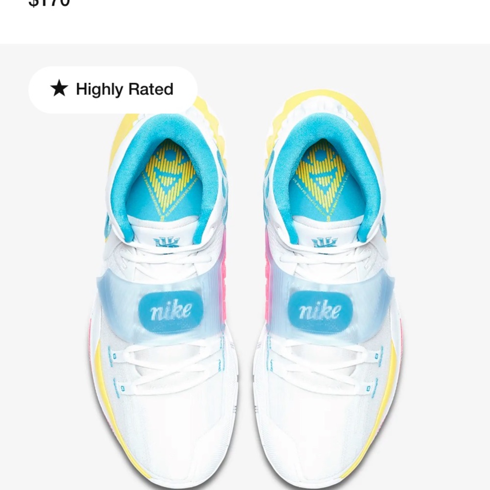 Nike Kyrie 6, sell for 170, hardly worn, 150 obo